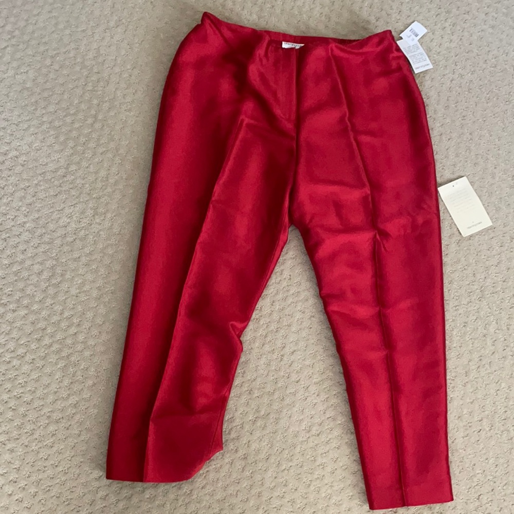 Silk red pants ❤️ Bloomingdales